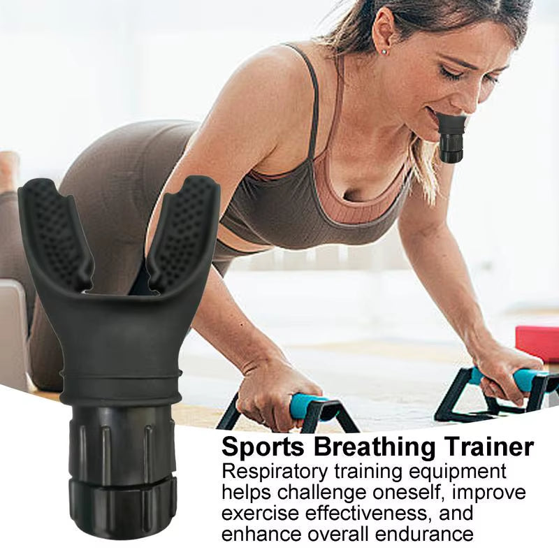 Lung Exerciser Device Deep Breathing Exerciser Portable Breathing Lung Trainer with Adjustable Intensity Knob Improve Strength